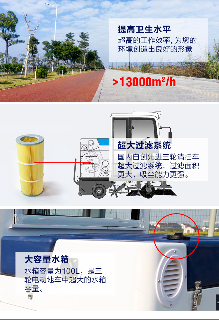 新型電動(dòng)掃地車